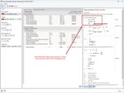 Obrázek zobrazuje kontrolu minimální hodnoty využití v RFEM 6 - addon Ocelové posuzování, Požární odolnost pro kritickou teplotu konstrukčního prvku.