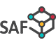 Logo formátu pro statická analýza (SAF) ukazuje kompatibilitu RFEMu 6 a RSTABu pro výměnu dat na základě MS Excelu.