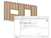 Horní část uzlové podpory smykové stěny