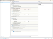Vizuální zobrazení posouzení mezního stavu použitelnosti v programu RFEM 6 se zaměřením na kritéria průhybu.
