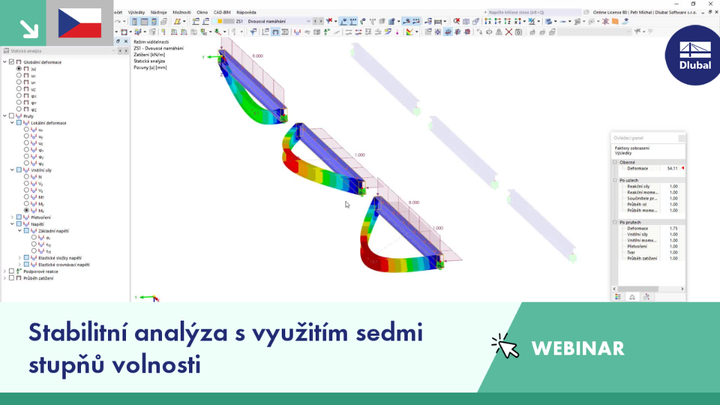 Stabilitní analýza s využitím sedmi stupňů volnosti | WEBINAR