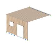 Model 006018 | Konstrukce z křížem lepeného dřeva