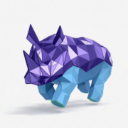 Parametricky navržená lezecká socha Rhino v Denveru, která představuje moderní inženýrské techniky.