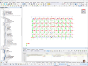 Obrázek znázorňuje zarovnání osy sítě KP v programu RFEM 6
