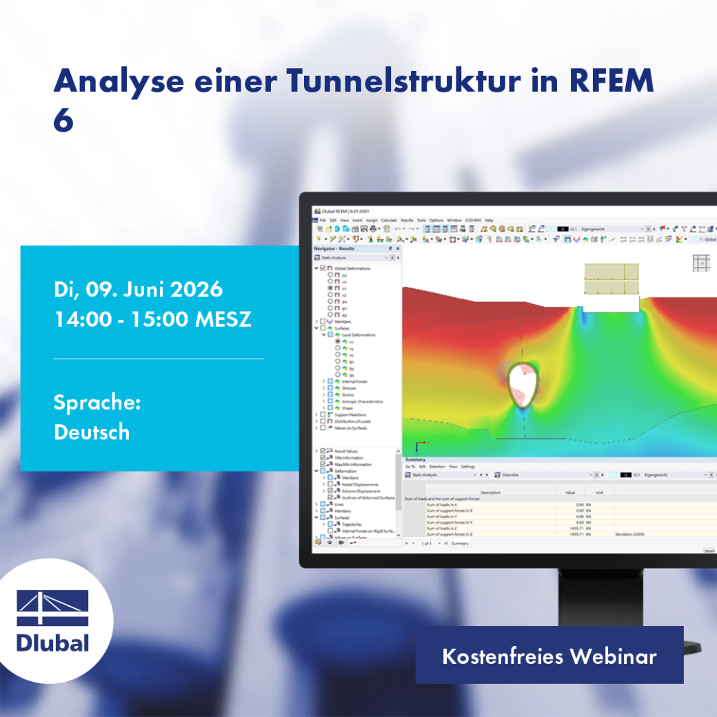 Analýza tunelové konstrukce v RFEM 6