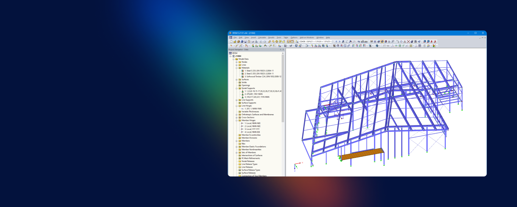 Lyžařské středisko Filzmoos – stanice lanovky Sixpack | 3D model | od společnosti m3-ZT

Stanice lanovky Sixpack ve Filzmoosu v Rakousku je moderní zařízení pro lyžařský vlek navržené s cílem zlepšit zážitek z lyžování. Projekt byl dokončen v roce 2021 a zahrnoval složitý konstrukční návrh a plánování pomocí RFEM, aby lanovka odolala vysokohorskému počasí a velkému zatížení sněhem. Moderní zařízení je nejen efektivní, ale také integruje estetické prvky, jako je dřevo a sklo, a představuje atraktivní doplněk střediska, přičemž výrazně zlepšuje kapacitu a komfort pro lyžaře.