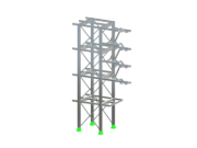 Projekt Rocchette Castle představuje moderní věž integrovanou do historické konstrukce pomocí RFEM 6 pro modelování a analýzu.