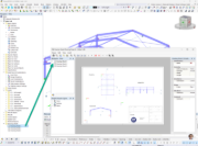 Tvorba výkresového listu v programech RFEM a RSTAB s rámečky, pohledy a řezy