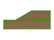 Model 006174 | Layered Sloped Soil Solid Model