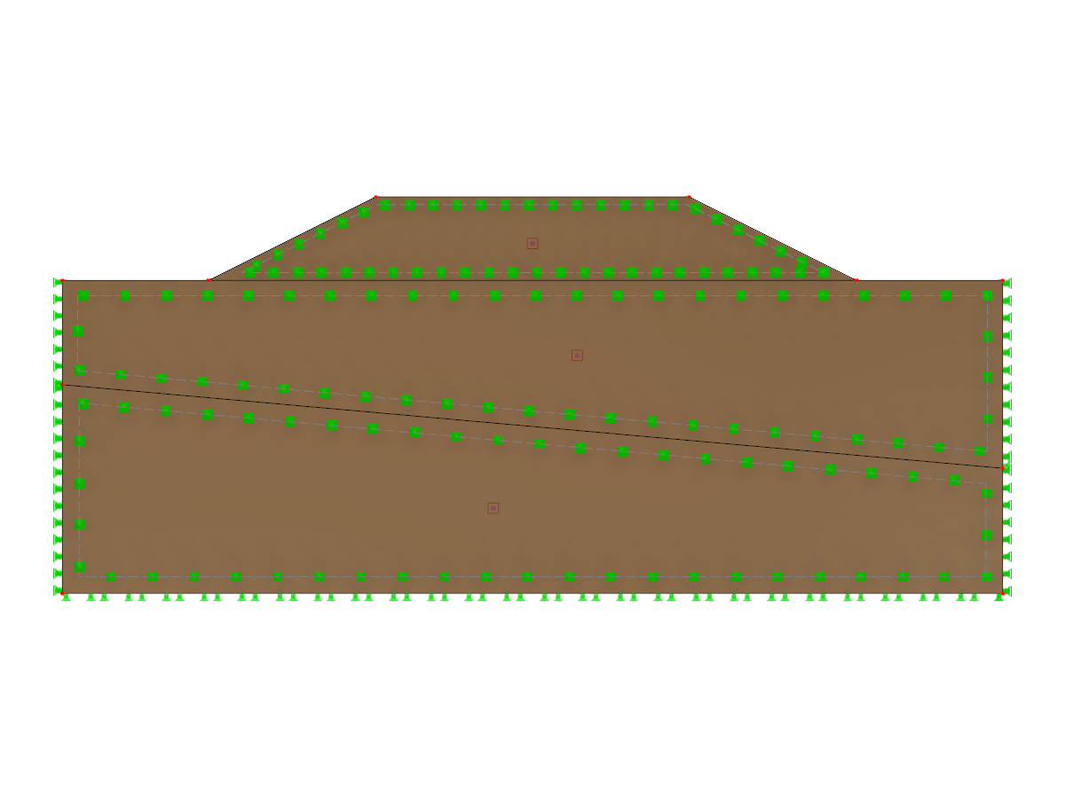 Model 006181 | Sloped Base Soil Layers in Solid Model