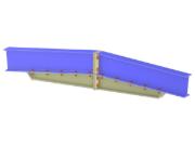 Model 006303 | Beam Splice With Full-Depth End Plate to Plate and Bottom Haunch