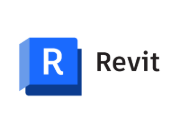 Logo von Autodesk Revit dargestellt. Einbindung in RFEM und RSTAB Schnittstelle.