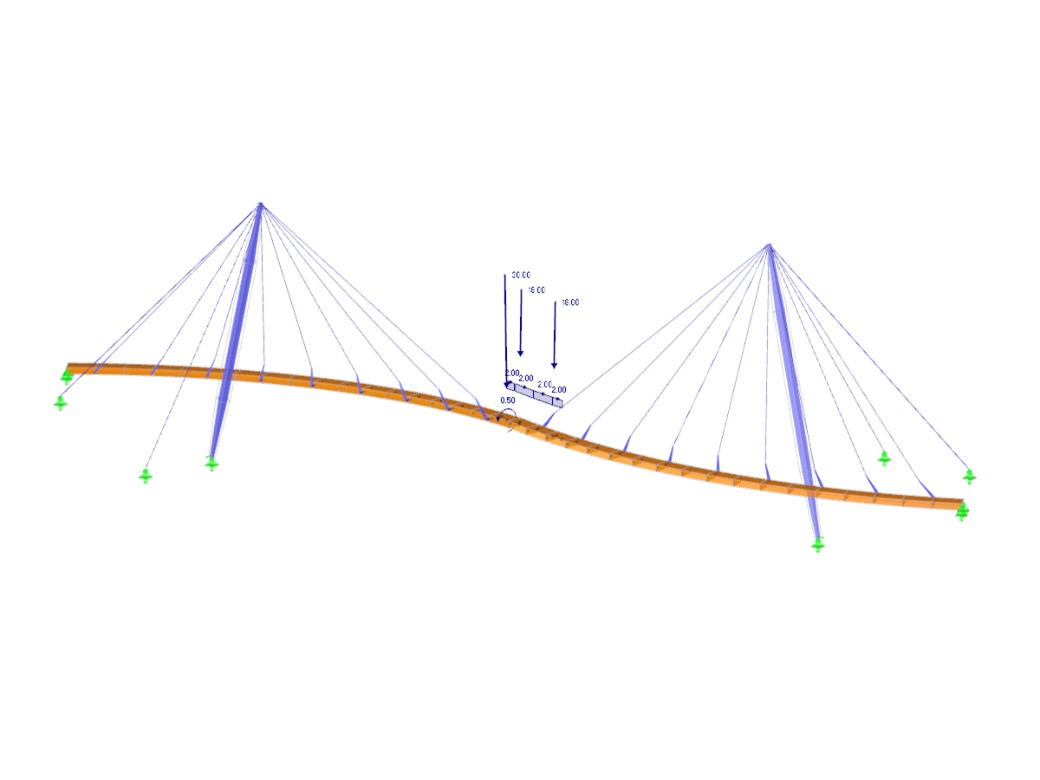 RFEM/RSTAB-Zusatzmodul RF-BEWEG/RSBEWEG | Lastfallgenerierung für Stäbe aus Wanderlaststellungen