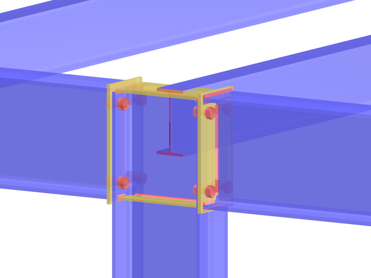 RFEM-/RSTAB-Zusatzmodul RF-/JOINTS Stahl - Biegesteif | Biegesteife Verbindungen nach EC 3