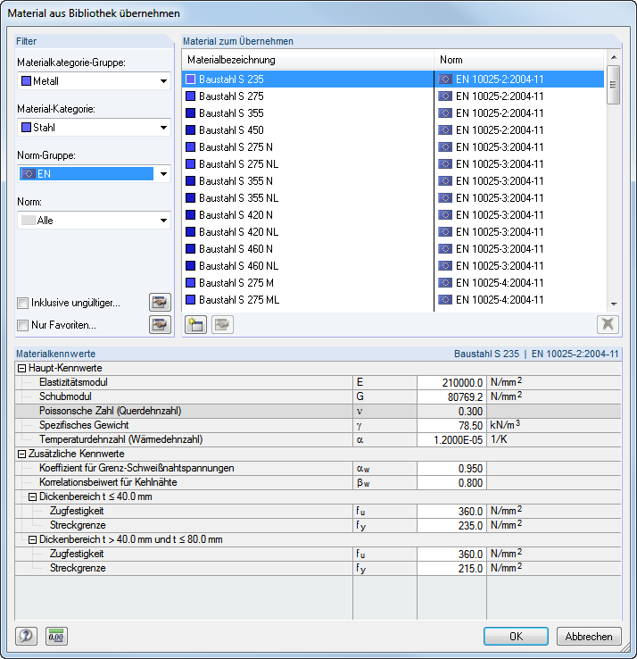 Materialdatenbank