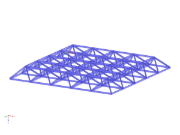 Modell eines 3D-Fachwerks