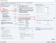Dialog für die Berechnungsparameter