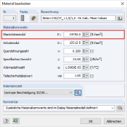 Tangentenmodul im Ursprung als Elastizitätsmodul vorgeben