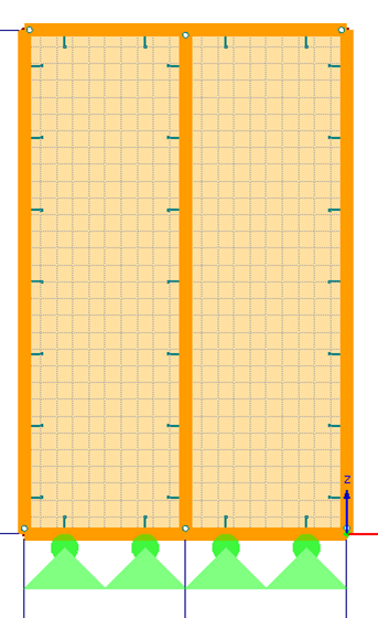 Holztafelbauwand