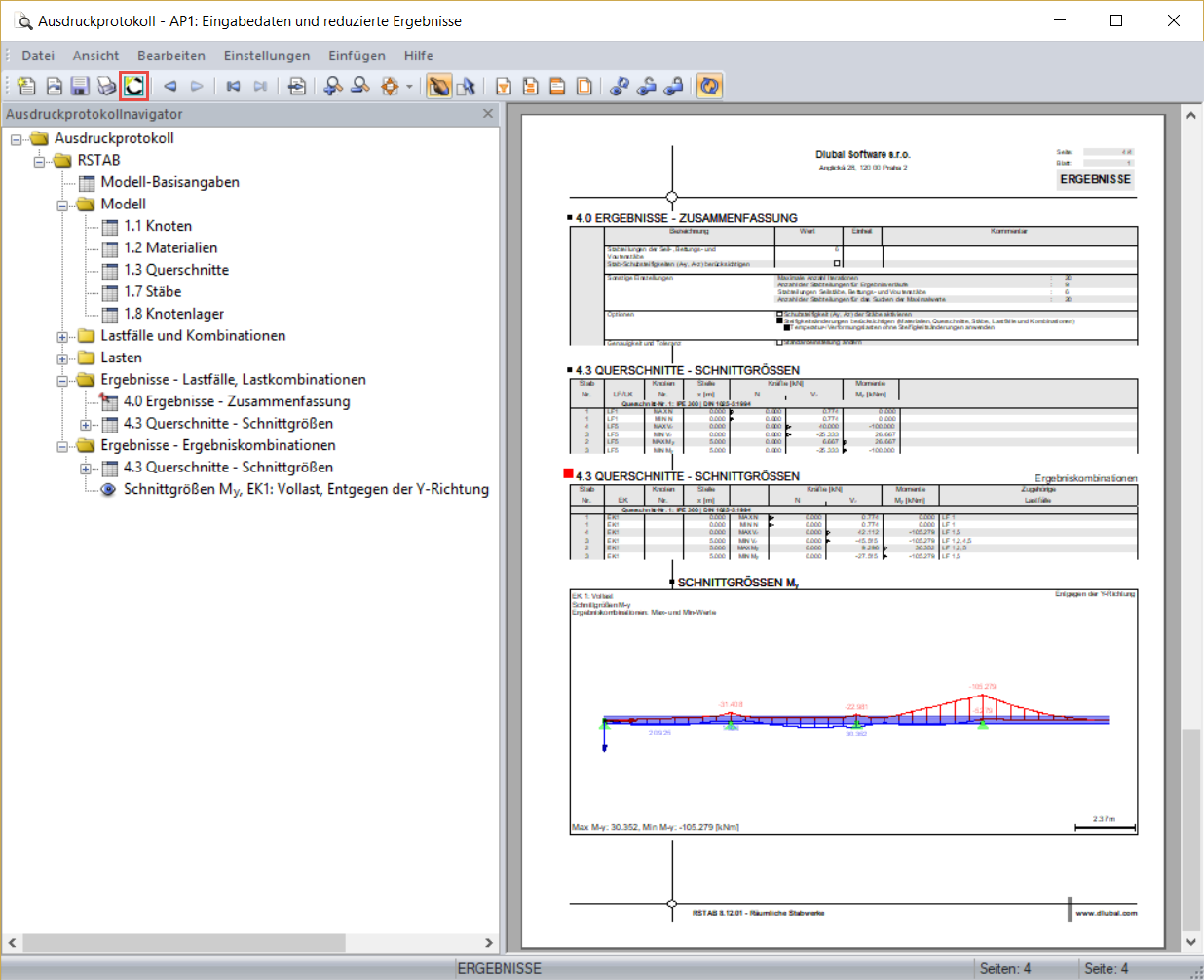 Export in VCmaster