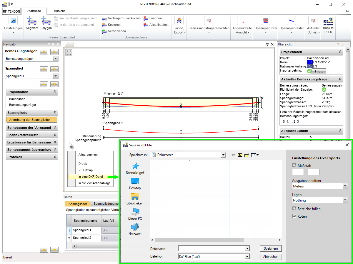 DXF-Export