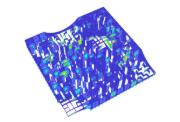 Verformungsbild des Labyrinths in RFEM (© Bollinger+Grohmann)