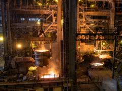 Stranggussanlage des Stahlwerks JSW ISPAT in Indien (© SMS SIEMAG)