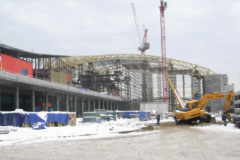 Terminal 3 des Flughafens Sheremetyevo im Bau (© Bollinger+Grohmann)