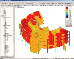 Berechnungsmodell in RFEM (© Rohmer)