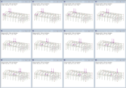 Verschiedene Kranlaststellungen in RFEM (© Albyr)