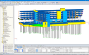 3D-Modell des Funke Media Office in RFEM (© FCP - Fritsch, Chiari & Partner ZT GmbH)