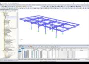 RFEM-Modell des Fahrradunterstandes (© BET Moselle Bois)