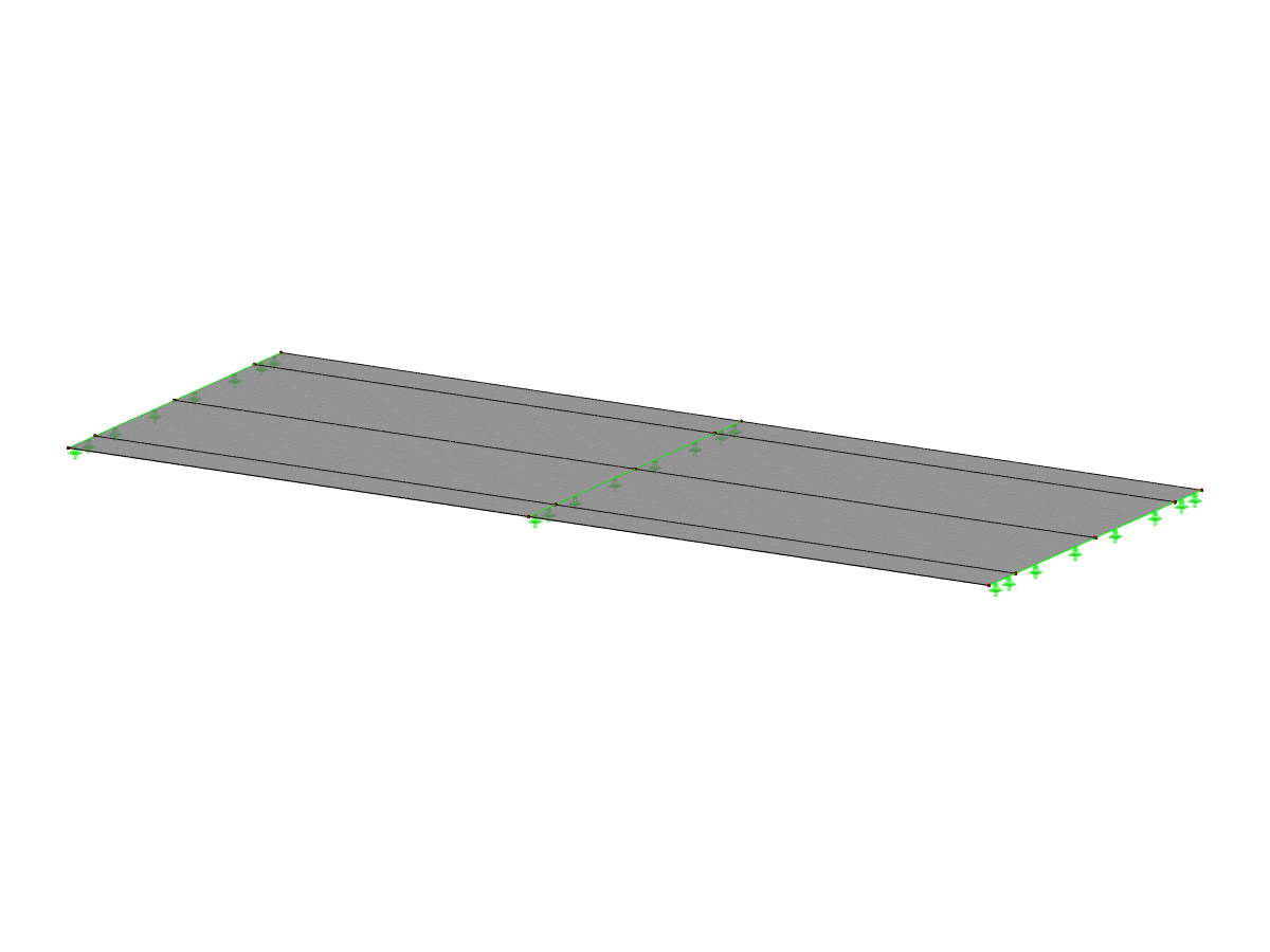 Straßenbrücke mit zwei Fahrstreifen