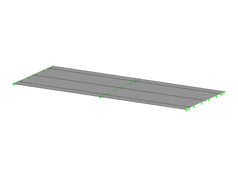 Straßenbrücke mit zwei Fahrstreifen