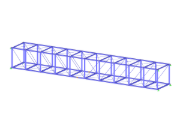 3D-Fachwerkbinder aus Stahl