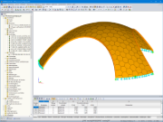 Modell des Holzpavillons in RFEM (© PIRMIN JUNG)