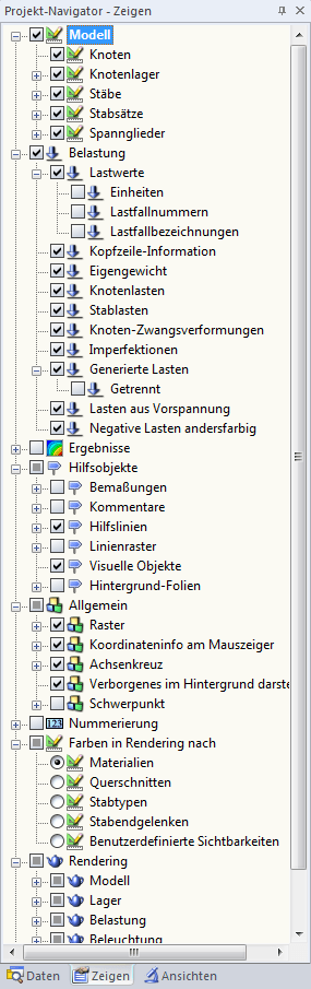 Zeigen Navigator