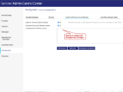 Einstellungen im Admin Control Center