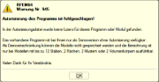 Warnung Nr. 945
