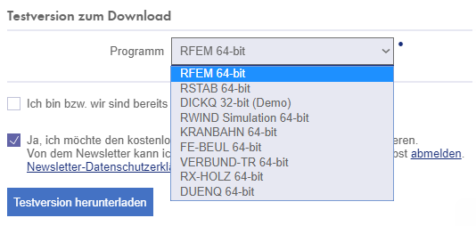 64-Bit Testversionen zum Download