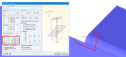 Definition des Glättungsbereiches in RFEM