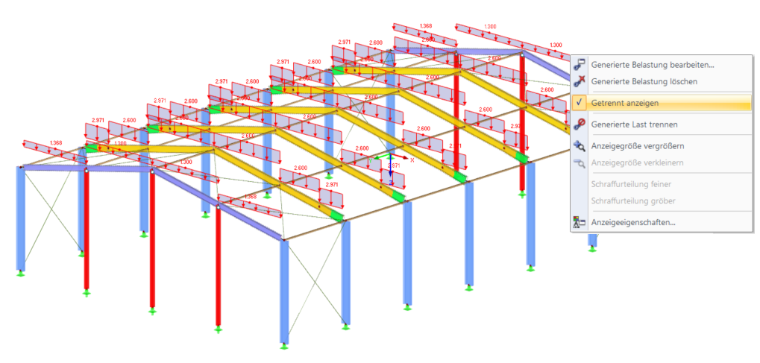 Generierte Last getrennt anzeigen