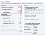 Berechnungsparameter anpassen
