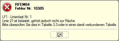 Fehlermeldung