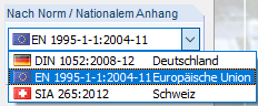 Norm auswählen