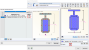 Bestimmung des Referenzmaterials eines hybriden Querschnitts in RSTAB