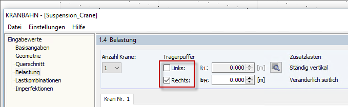Trägerpuffer deaktivieren