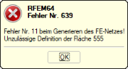 Fehler Nr. 639