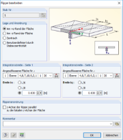 Darstellung der Rippe in RFEM