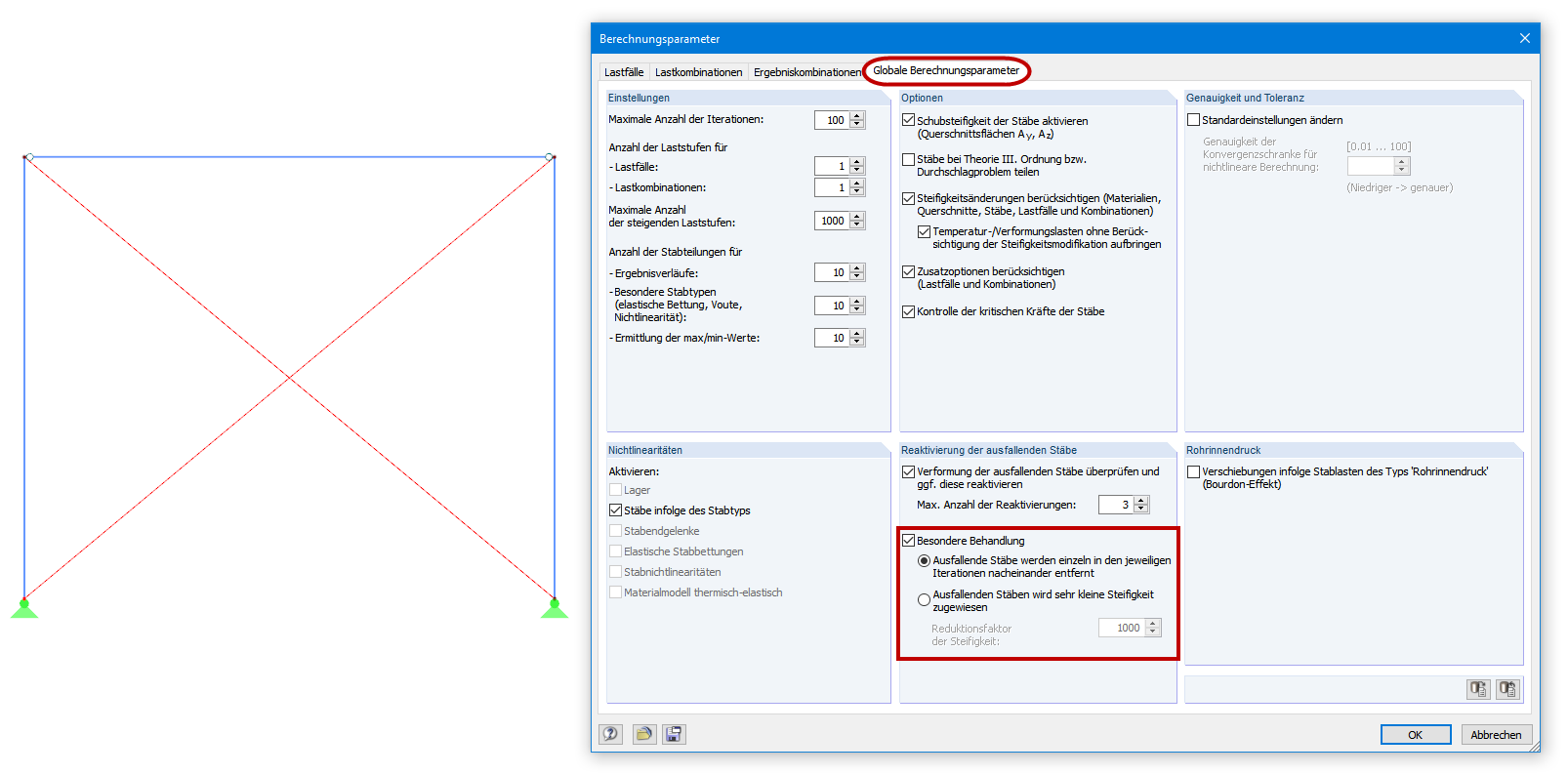Berechnungsparameter